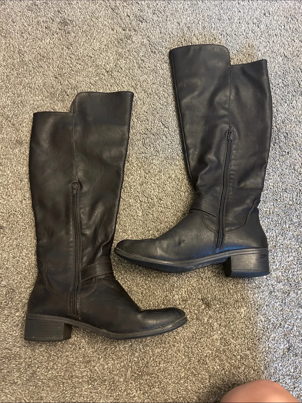 Nautica Brown Leather Riding Boots